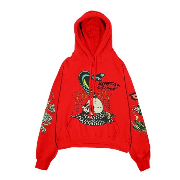 Siberia Hills x Ed Hardy hoodie - Picture 1 of 3